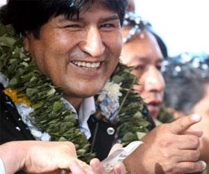 Reelecto Evo Morales presidente de Bolivia