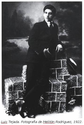 Luis Tejada. Fotografía de Melitón Rodríguez, 1922.
