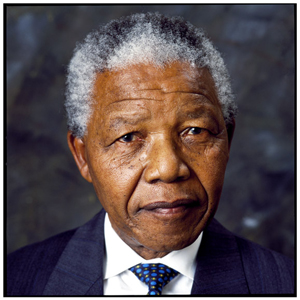 Nelson Mandela, en 1993 foto de Jill Furmanovsky