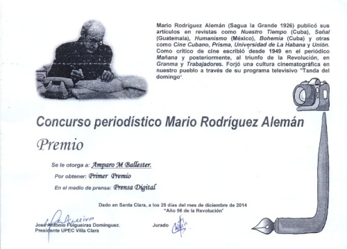 Premio Mario Rodríguez Alemán